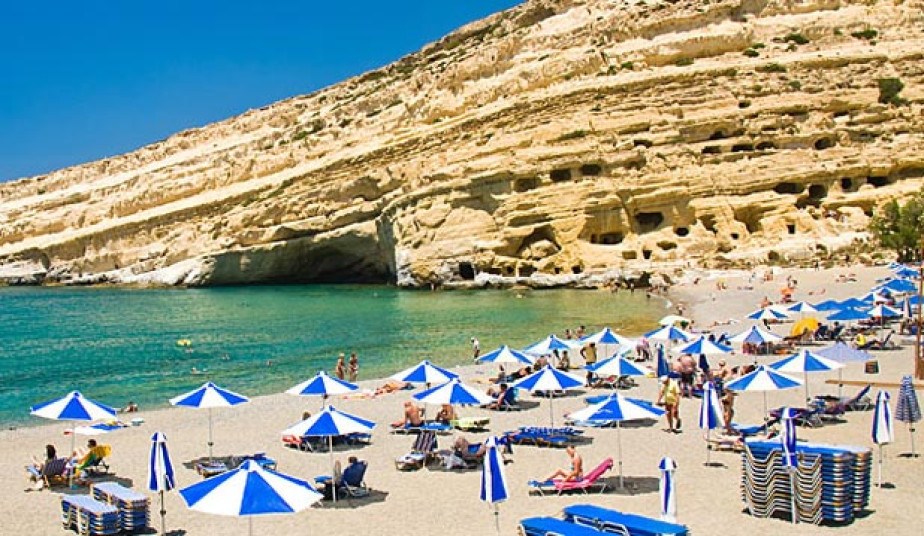 Rethymno - Matala Beach 1 Day Private Tour